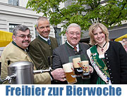 Freibier zum Auftakt der Bayerischen Bierwoche gibt es am 23.04.2008 (Foto. MartiN Schmitz)